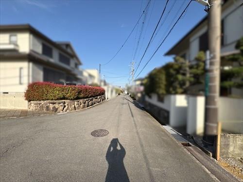 東側前面道路（2026年4月撮影）