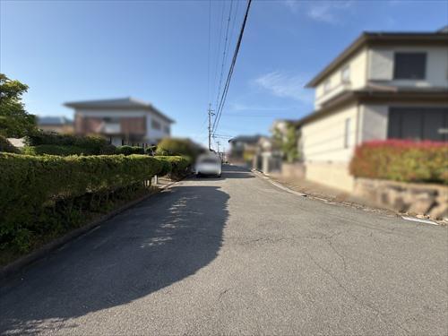 北側前面道路（2026年4月撮影）