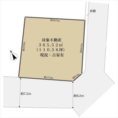 現地区画図