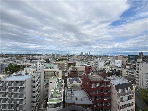 北東側バルコニーからの眺望