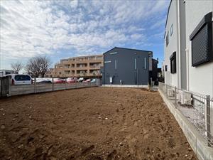 分譲地全体（右側がA区画）