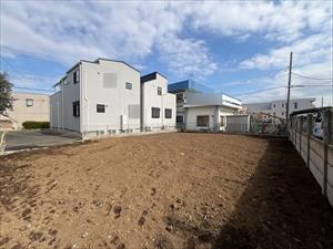 分譲地全体（右奥がA区画）