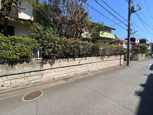 現地(南西側から撮影/右側)