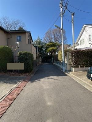 北側前面道路(2026年3月撮影)