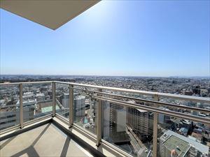 バルコニーからの眺望（南向き）