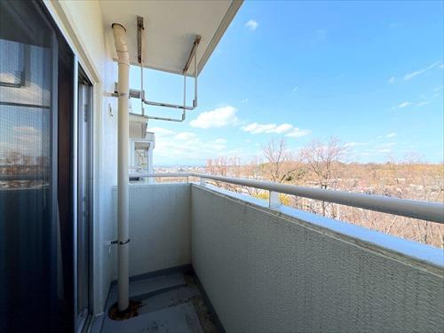 北側バルコニー