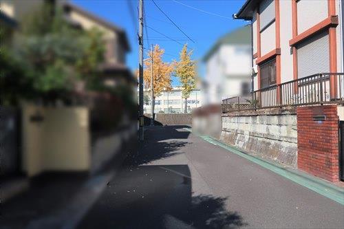 前面道路（2025年11月撮影）