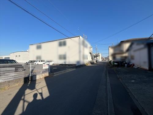 前面道路を含む現地写真