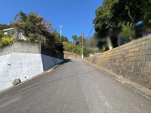 東側前面道路(2025年11月撮影)