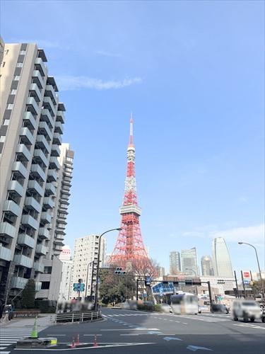 東京タワーまで800m