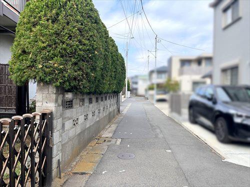 前面道路(2026年3月撮影) 前面道路(2026年3月撮影)