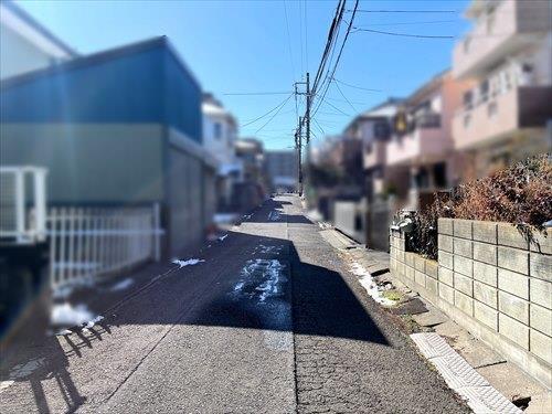 前面道路(2026年2月撮影) 前面道路(2026年2月撮影)