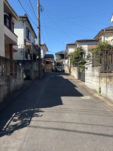 南西側前面道路（2026年3月撮影）