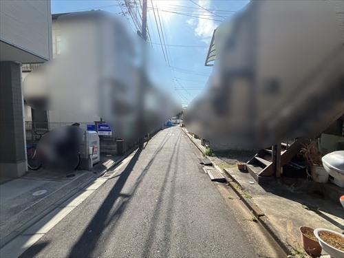前面道路を含む現地写真