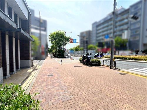 現地含む前面道路