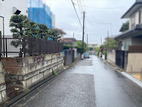 現地含む前面道路