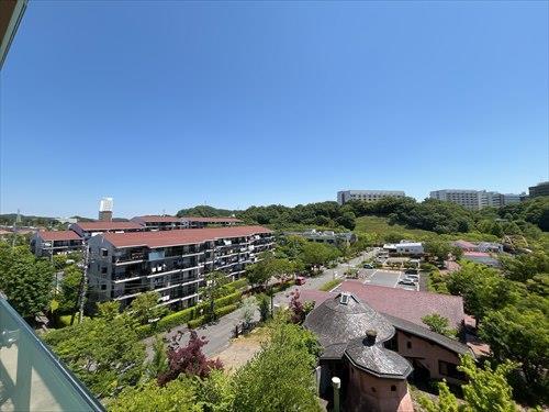 東側バルコニーからの眺望