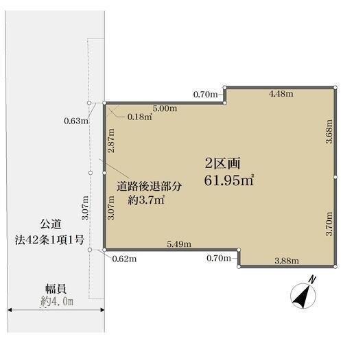 区画図（2号棟）