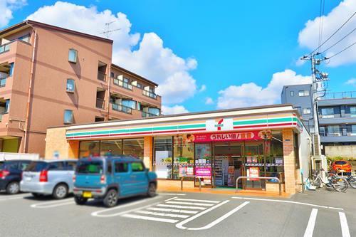 セブンイレブン川崎栗谷3丁目店・620ｍ