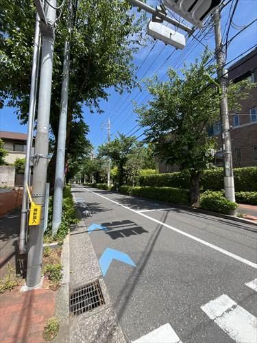現地東側道路(2026年5月撮影)