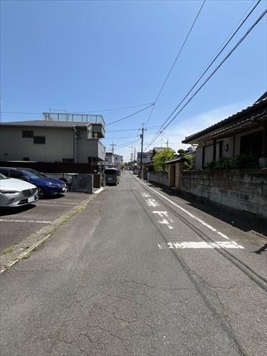 現地南西側道路(2026年5月撮影)
