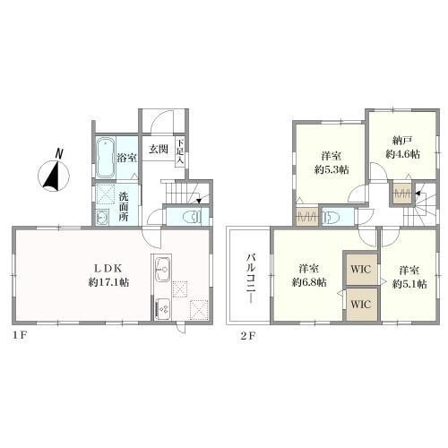 間取り図　2号棟