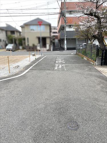 北側道路　2026年3月29日撮影