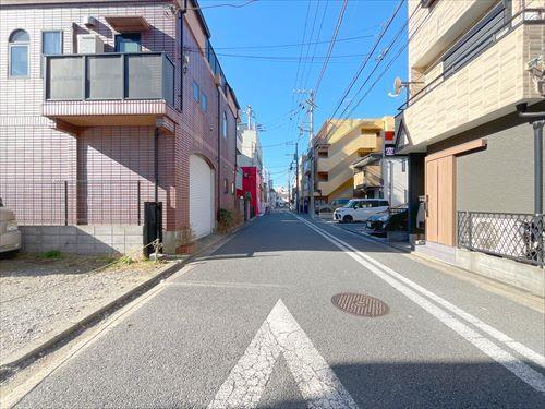 現地含む前面道路(2025年1月撮影)