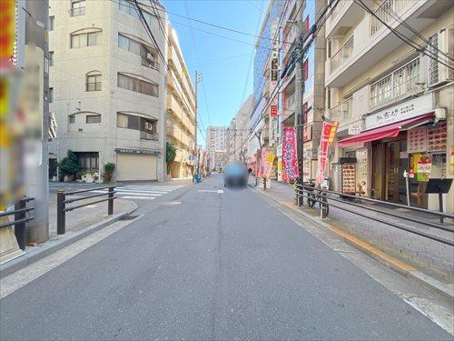 現地含む前面道路(2025年2月撮影)