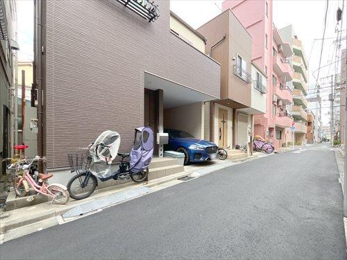 現地含む前面道路(2026年2月撮影)