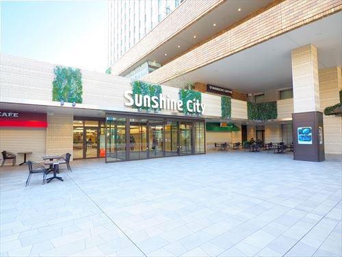 サンシャインシティまで1580m サンシャインシティまで1580m
