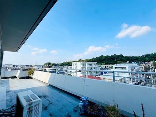 ルーフバルコニーからの眺望