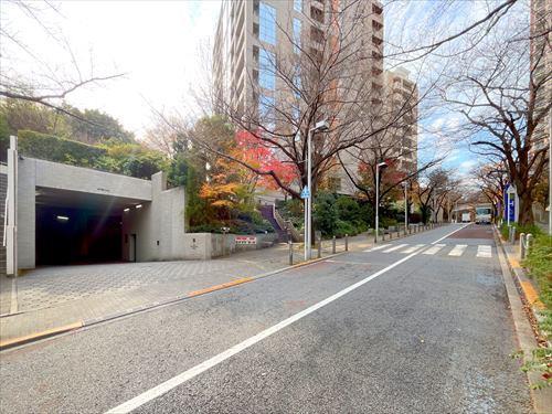 前面道路(2025年12月撮影)