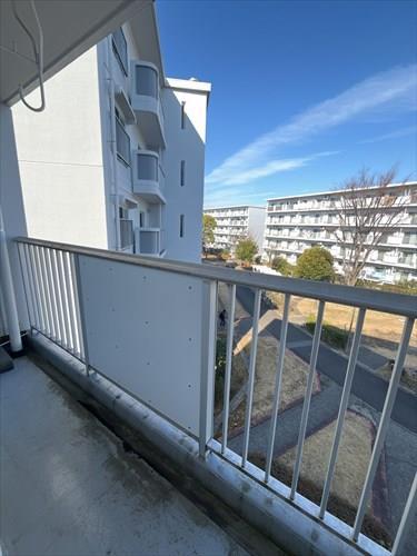 北西側バルコニー