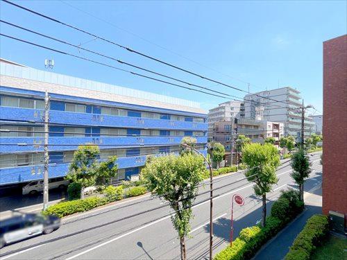 3階共用廊下からの眺望