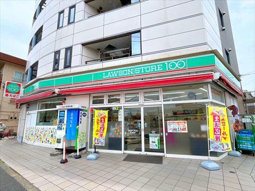 ローソンストア100足立鹿浜まで170m