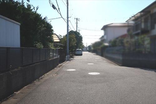 前面道路（2023年10月撮影）