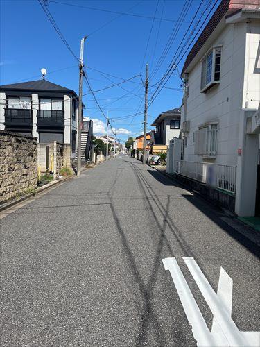 前面道路（R6年9月撮影）