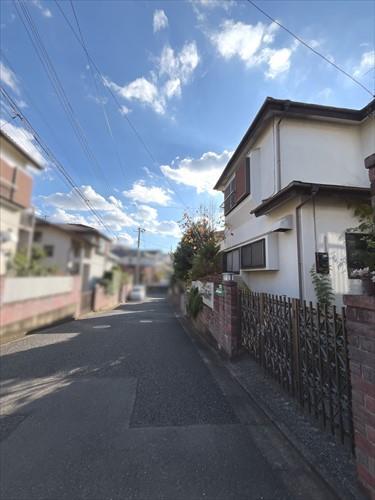 前面道路（2024年12月撮影）