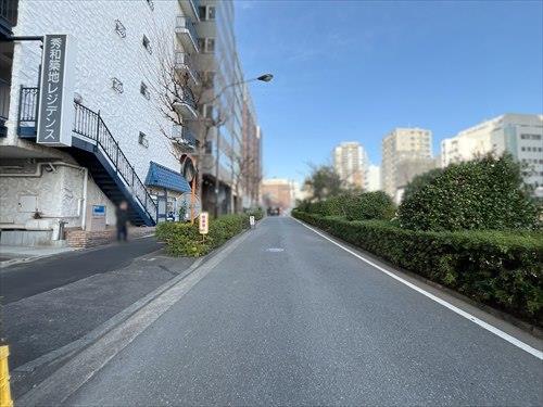 前面道路（2026年1月撮影）