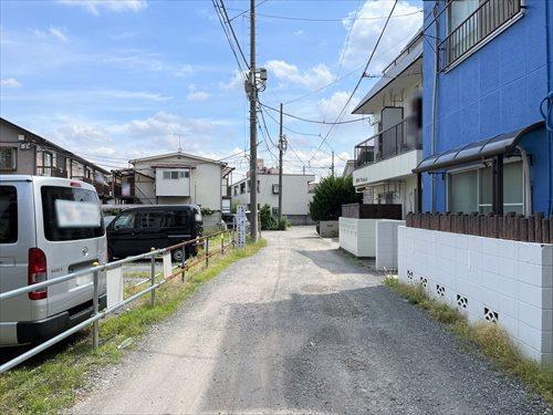 前面道路（2025年5月撮影）