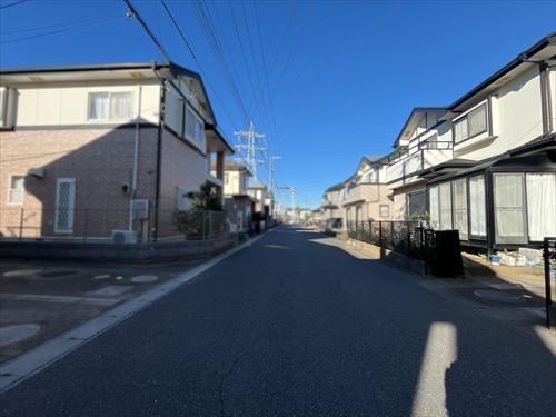 前面道路(令和7年12月撮影) 前面道路(令和7年12月撮影)