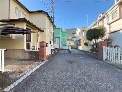 前面道路（2026年1月撮影）