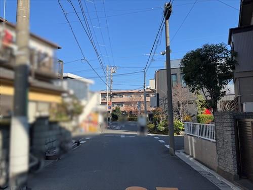 北西側前面道路2 北西側前面道路2