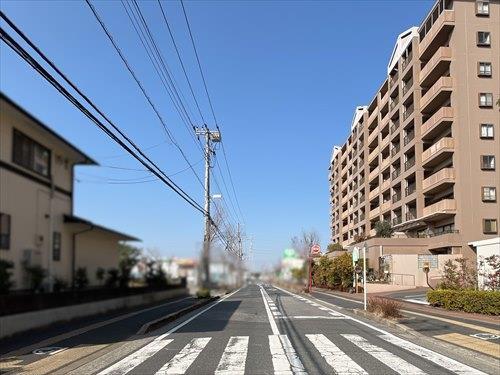 前面道路（2026年2月撮影）