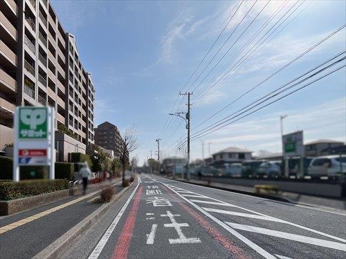 前面道路（2026年2月撮影）