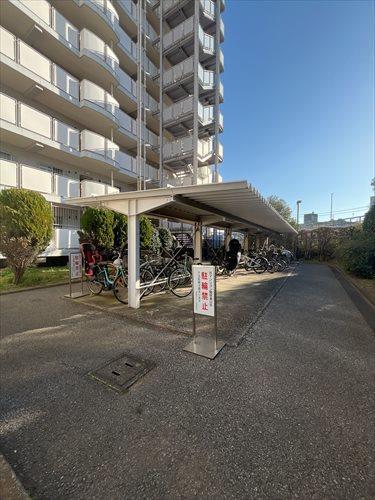 駐輪場（2026年1月撮影）