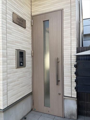 アパート入口(2026年2月撮影)