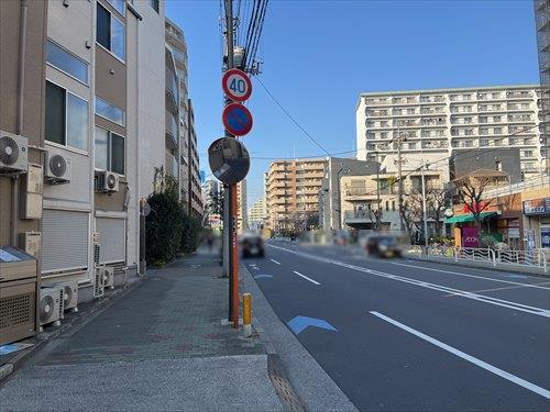 北東側道路1(2026年2月撮影) 北東側道路1(2026年2月撮影)