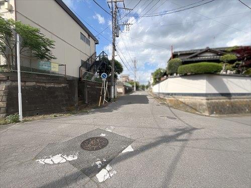 前面道路①(2026年5月撮影) 前面道路①(2026年5月撮影)